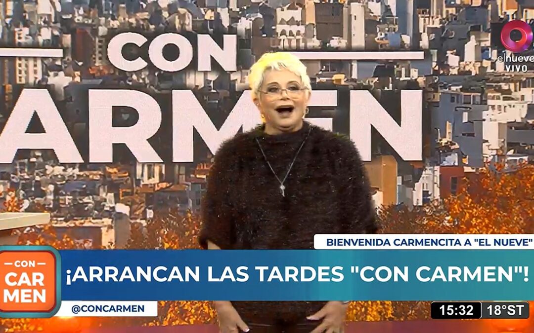 Carmen Barbieri volvió a la tele
