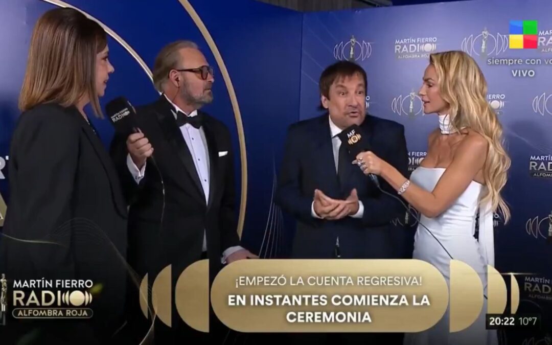 Exclusivo: Los números de la alfombra roja del Martín Fierro de radio