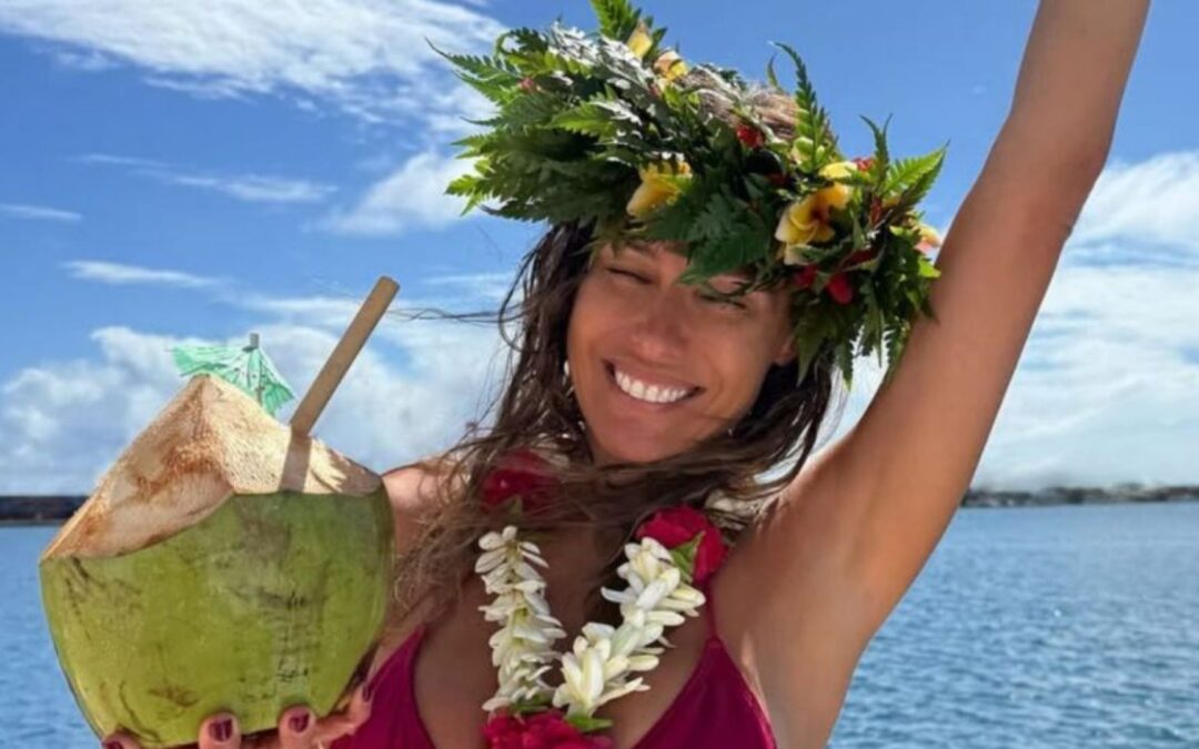 La escapada paradisíaca de Pampita a la Polinesia