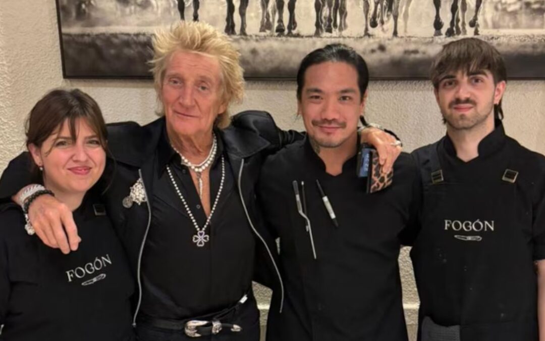 Lo que gastó Rod Stewart en una cena en Palermo durante su visita en Buenos Aires