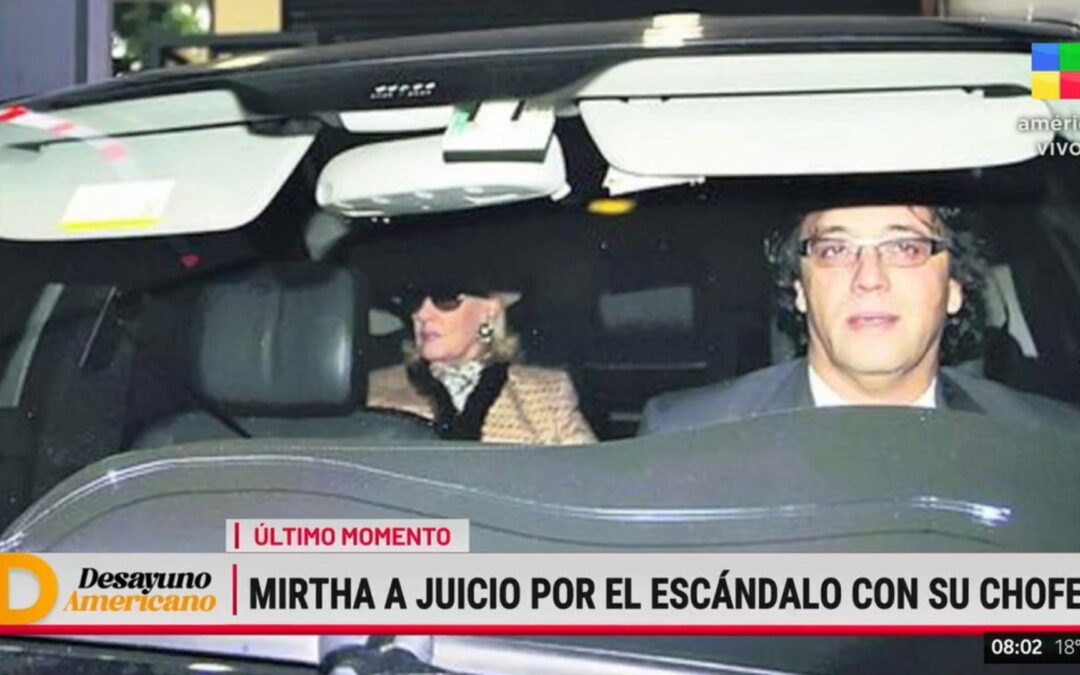 El ex chofer de Mirtha Legrand la llevará a juicio