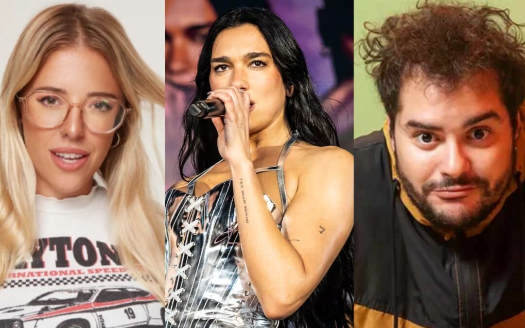 Homero Pettinato y Nati Jota criticaron la presentación de Dua Lipa en Argentina