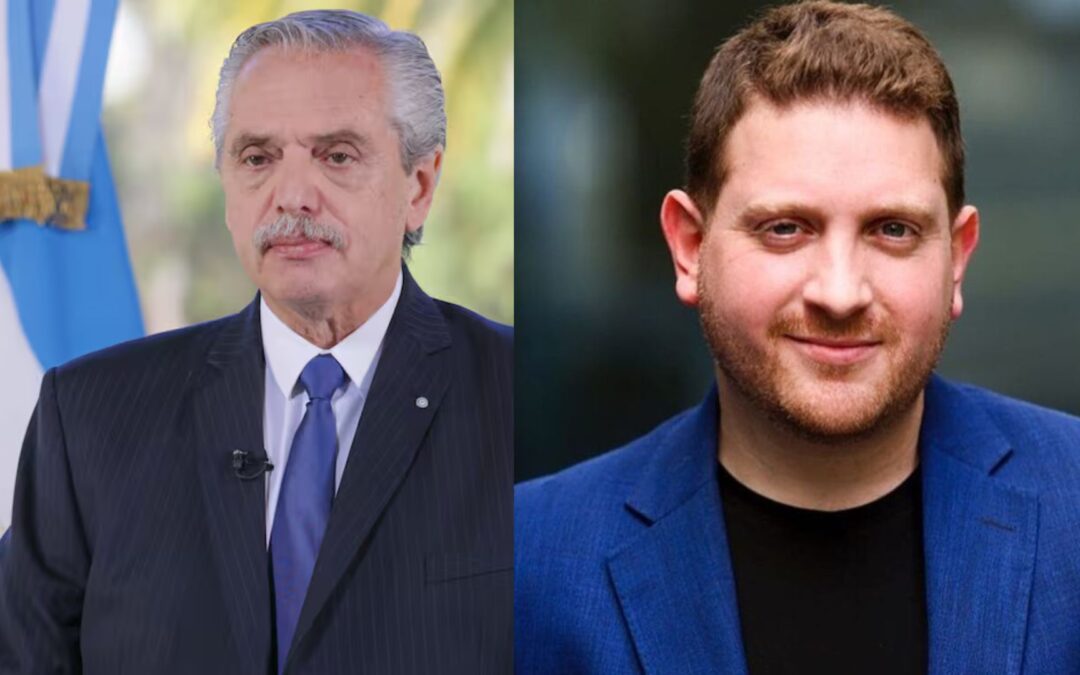 Jonatan Viale y Alberto Fernández se cruzaron en redes sociales