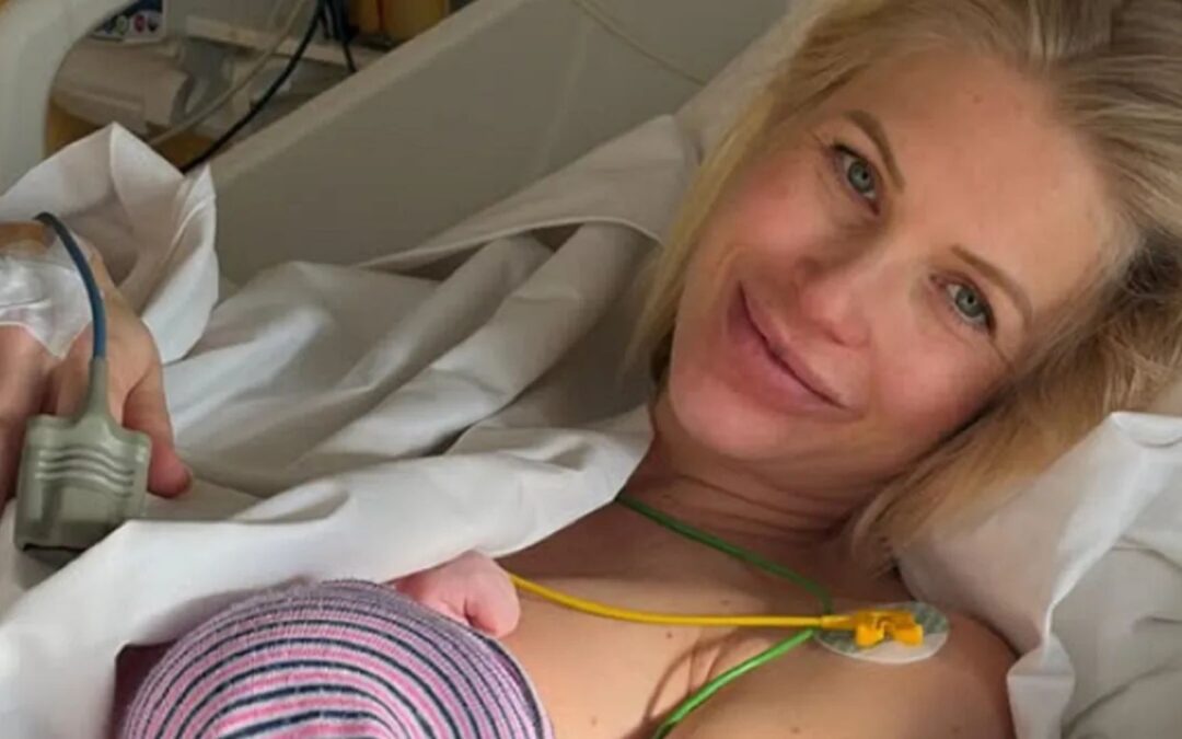 Daniela Christiansson celebró la llegada de Lando con tiernas postales junto a Maxi López