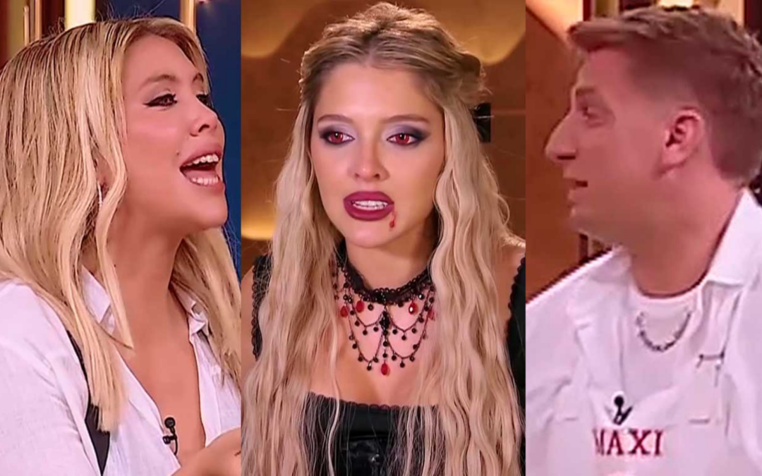 Wanda Nara quedó fascinada con el look vampírico de “La Reini” en MasterChef