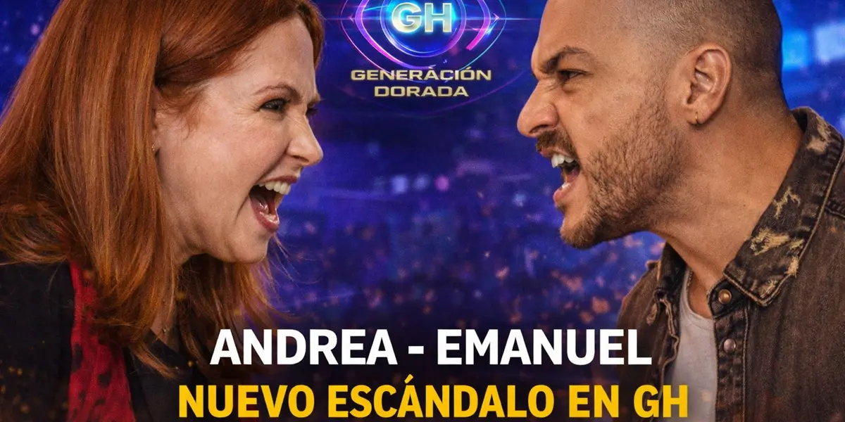 Andrea del Boca y Emanuel enfrentados en GH