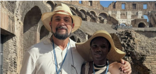 Mavinga y su esposo Damián