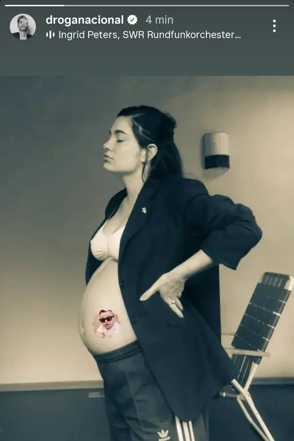 La esposa de Tomás Rebord embarazada