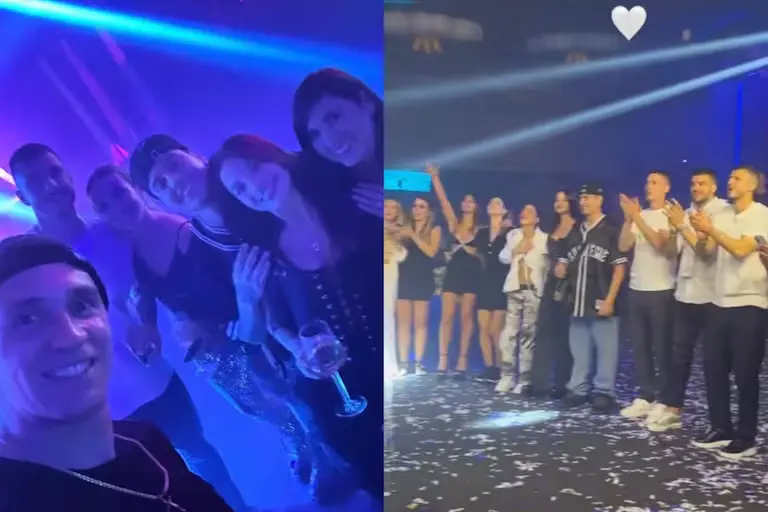 Emilia Mernes en una fiesta