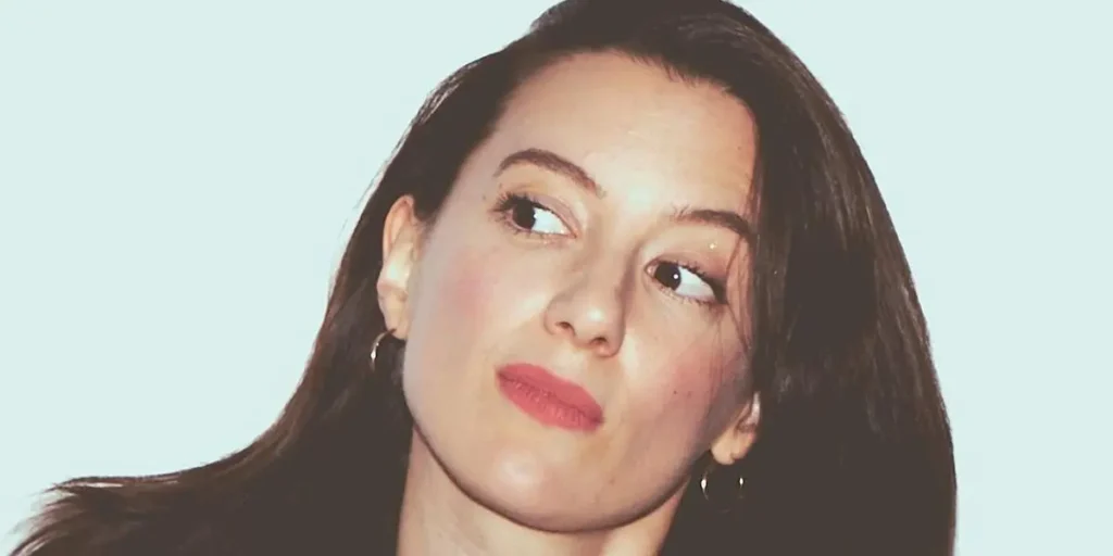 Primer plano de Malena Pichot