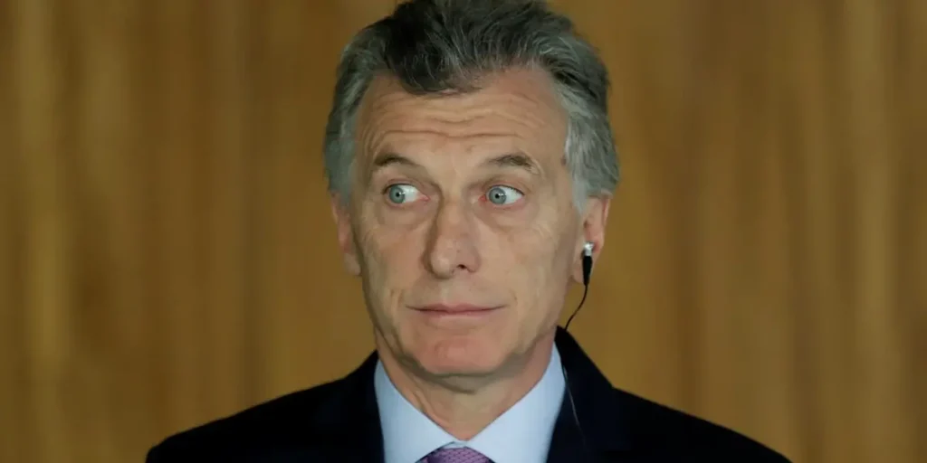 Mauricio Macri sorprendido