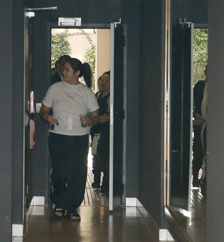 Rocío Rial acompañando a su hermana