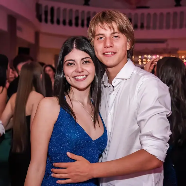 Valentino López y su exnovia