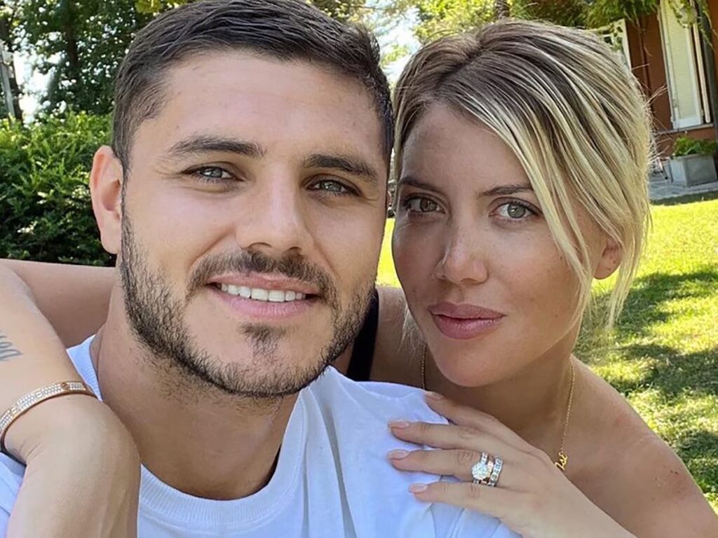 Wanda Nara junto a Mauro Icardi