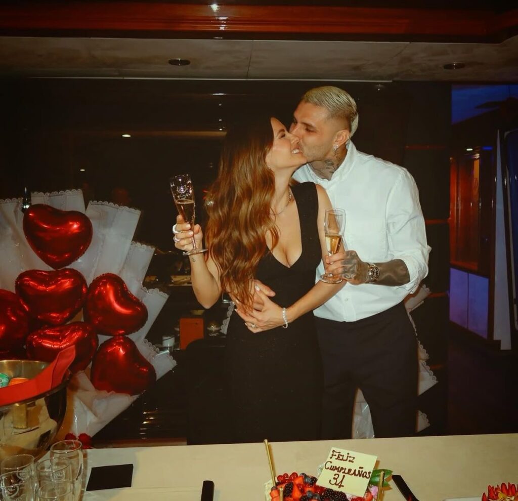 La China Suárez en su cumpleaños