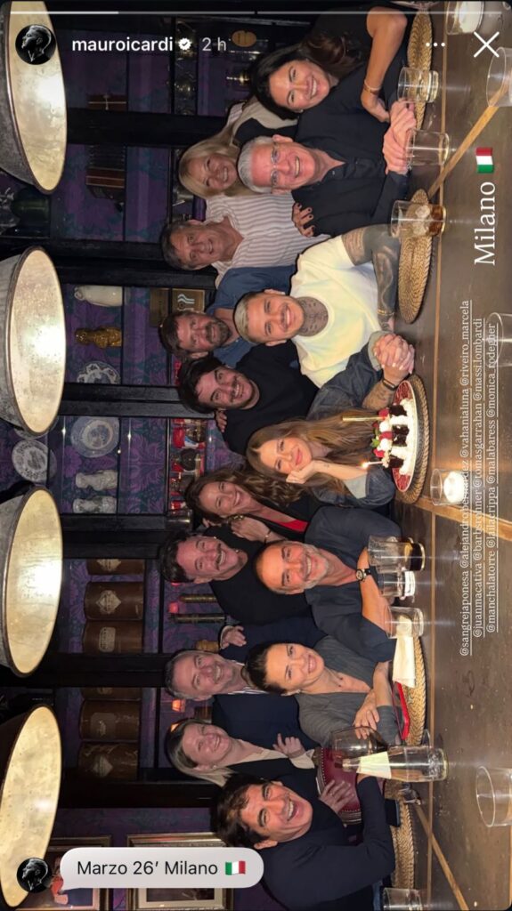 Mauro Icardi y la China Suárez en Milán