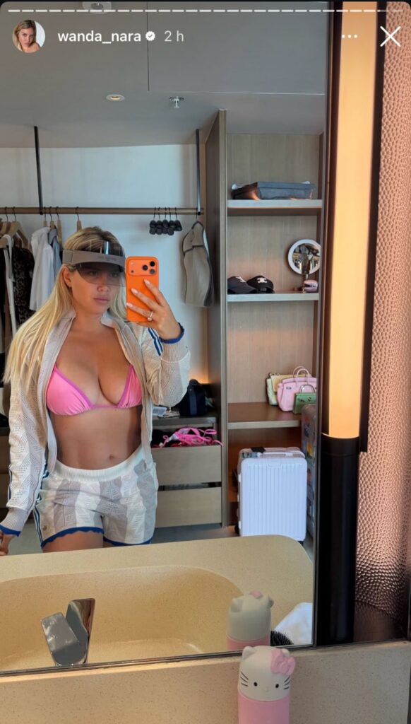 Historia de Instagram de Wanda Nara