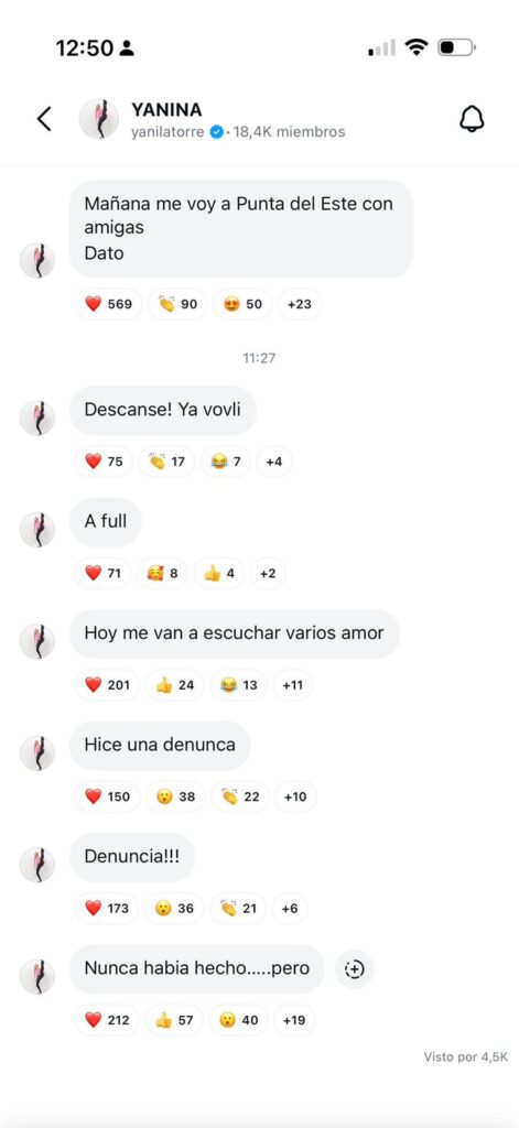 Yanina Latorre apuntó contra Fernana Iglesias