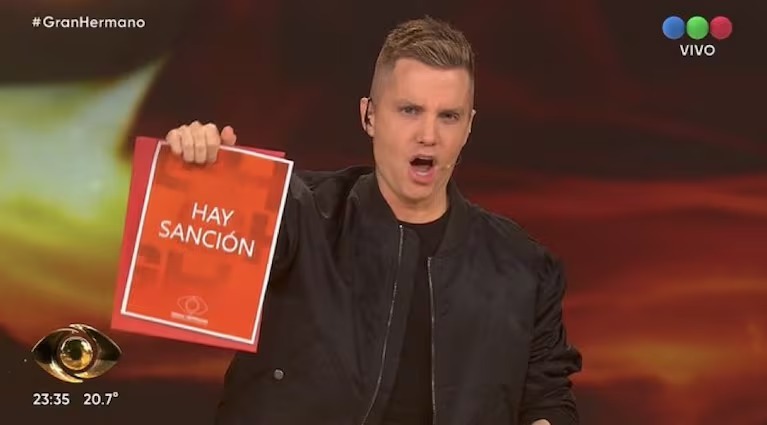 Hubo sanción en Gran Hermano