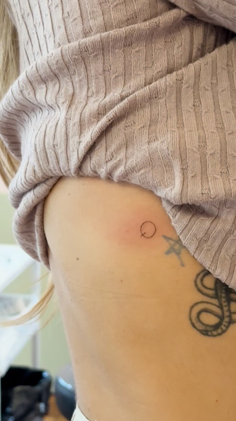 Tatuaje de Jimena Barón