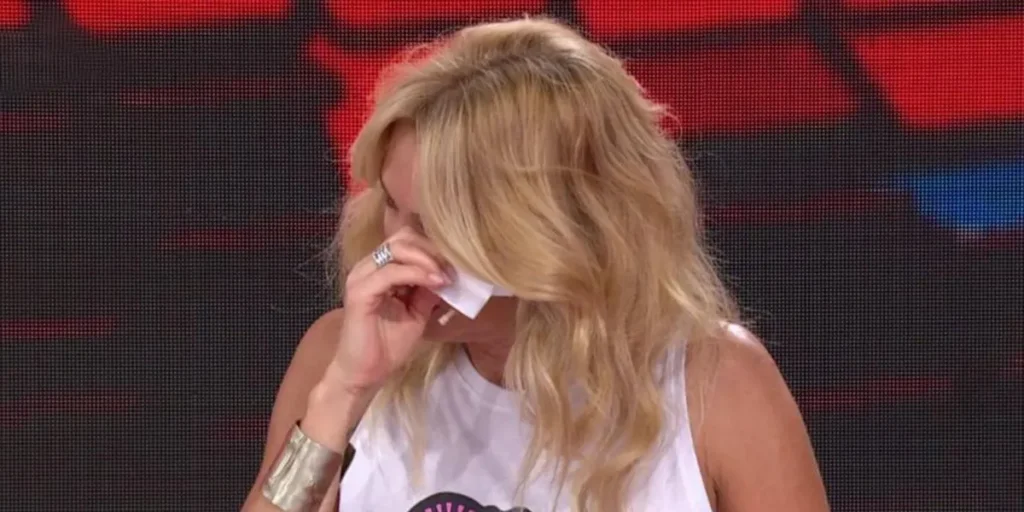 Yanina Latorre llorando