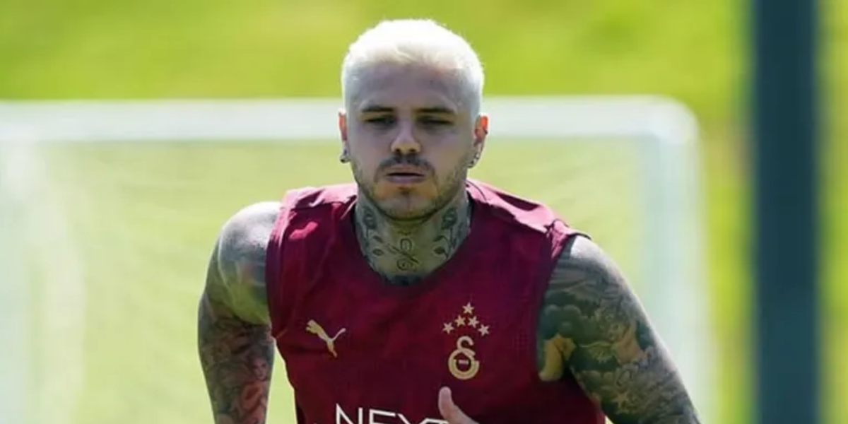 Mauro Icardi entrenando