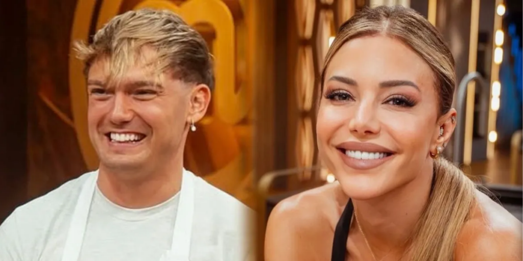 Ian Lucas y Evangelina Anderson en Masterchef
