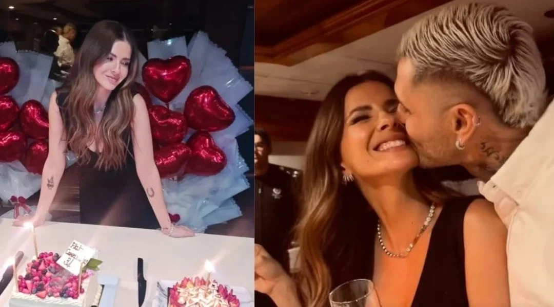 La China Suárez festejó sus 34 años con Mauro Icardi en un yate: las fotos