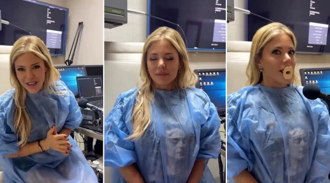 Evangelina Anderson grabó su íntima visita al médico y expuso su delicado estado de salud