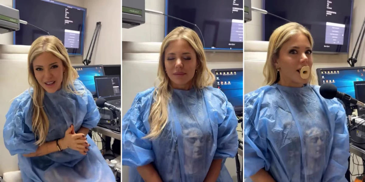 Evangelina Anderson grabó su íntima visita al médico y expuso su delicado estado de salud