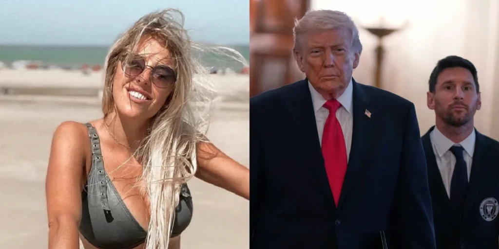 El irónico posteo de Nati Jota sobre Messi y Trump que desató una catarata de críticas en redes