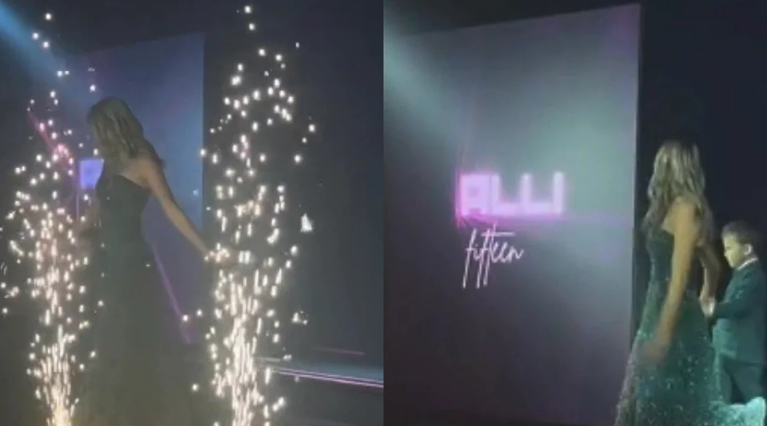 Lujo, emoción y el pequeño Luca: así fue la increíble entrada de Allegra Cubero a sus 15