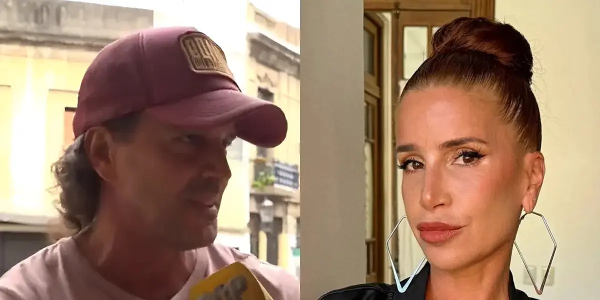 Santiago Almeyda y Florencia Peña