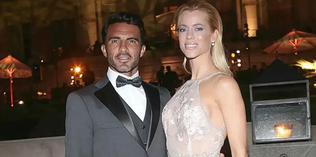 Fabián Cubero y Nicole Neumann