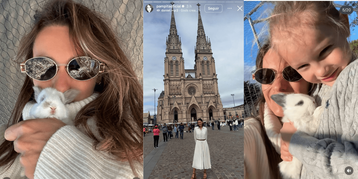 Pampita y su hija Anita