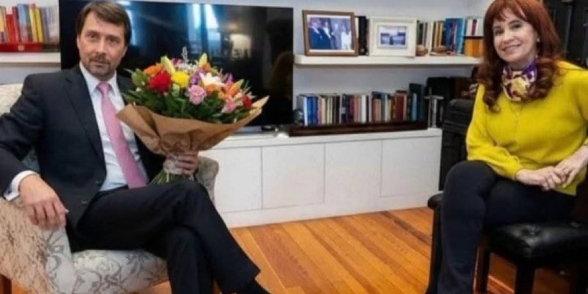 Eduardo Feinmann y Cristina Kirchner