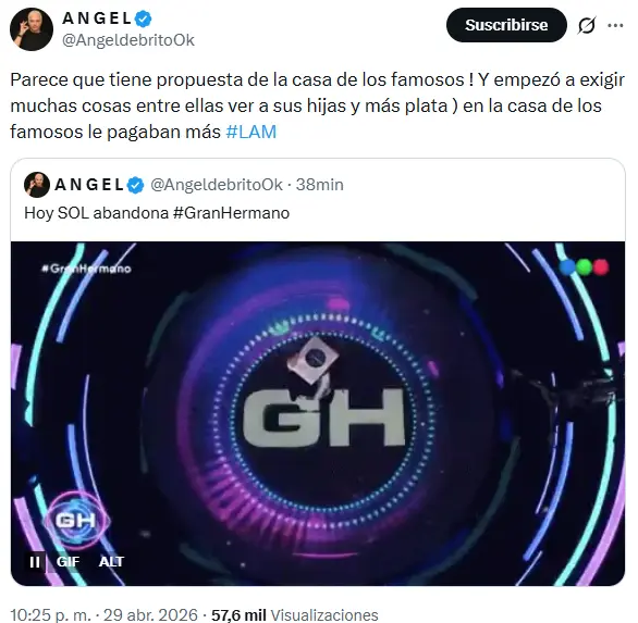 El tuit de Ángel de Brito