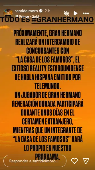 La historia de Santiago del Moro