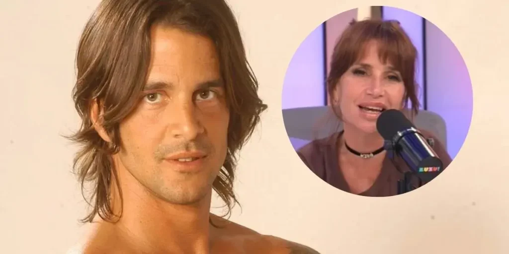 Santiago Almeyda y Florencia Peña