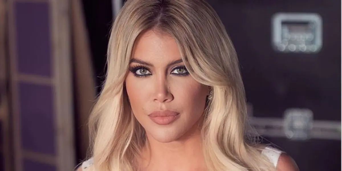 Wanda Nara en primer plano