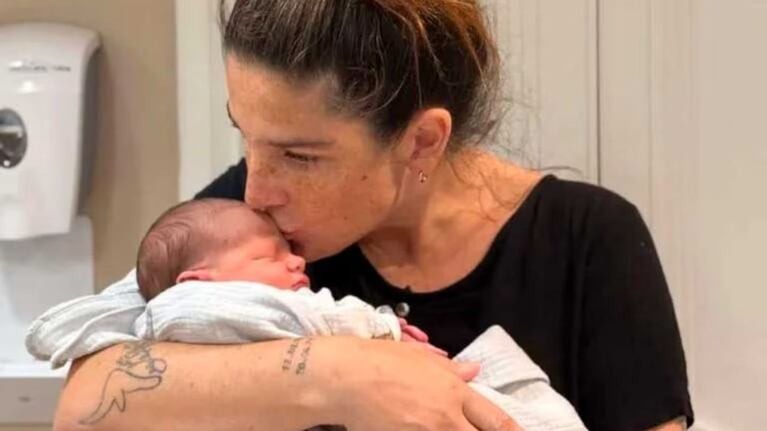 Juana Repetto y su hijo Timoteo