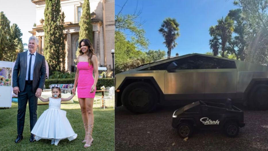 Auto de la hija dde Barby Franco y Fernando Burlando