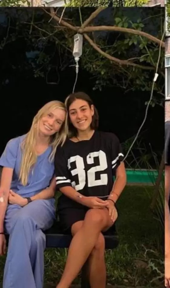 Tati Leclercq junto a Fini Lanusse