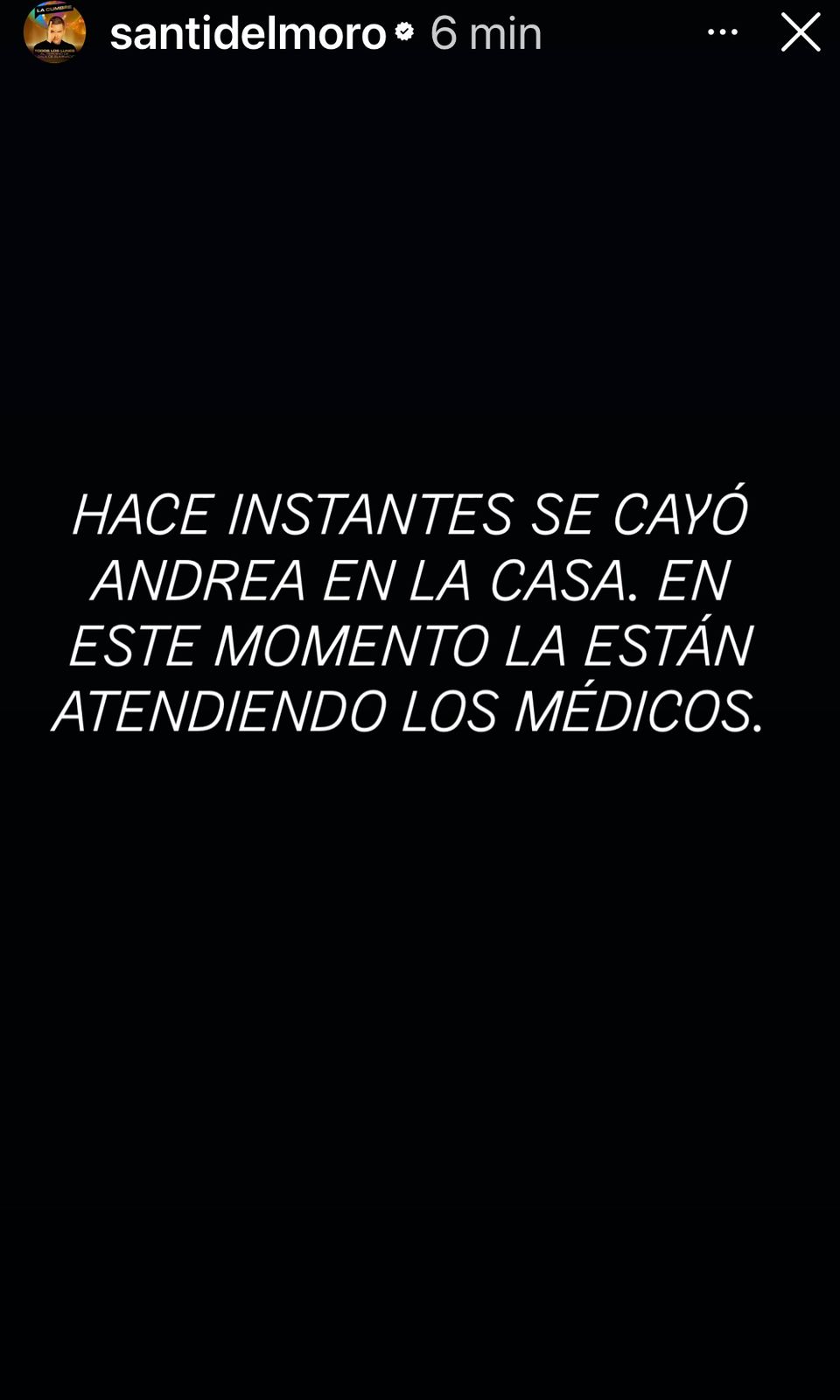 Santiago Del Moro en Instagram