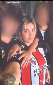 Wanda Nara con sus hijos