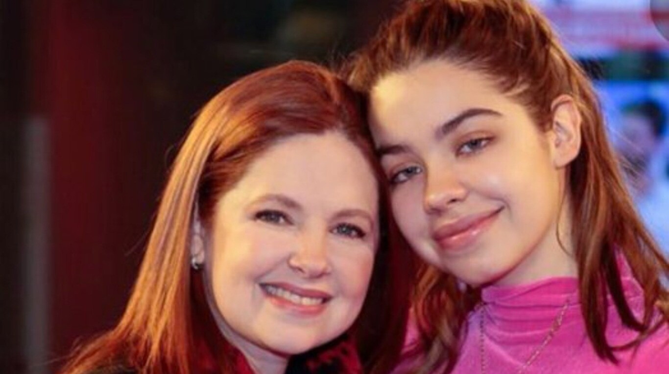 Andrea del Boca y su hija