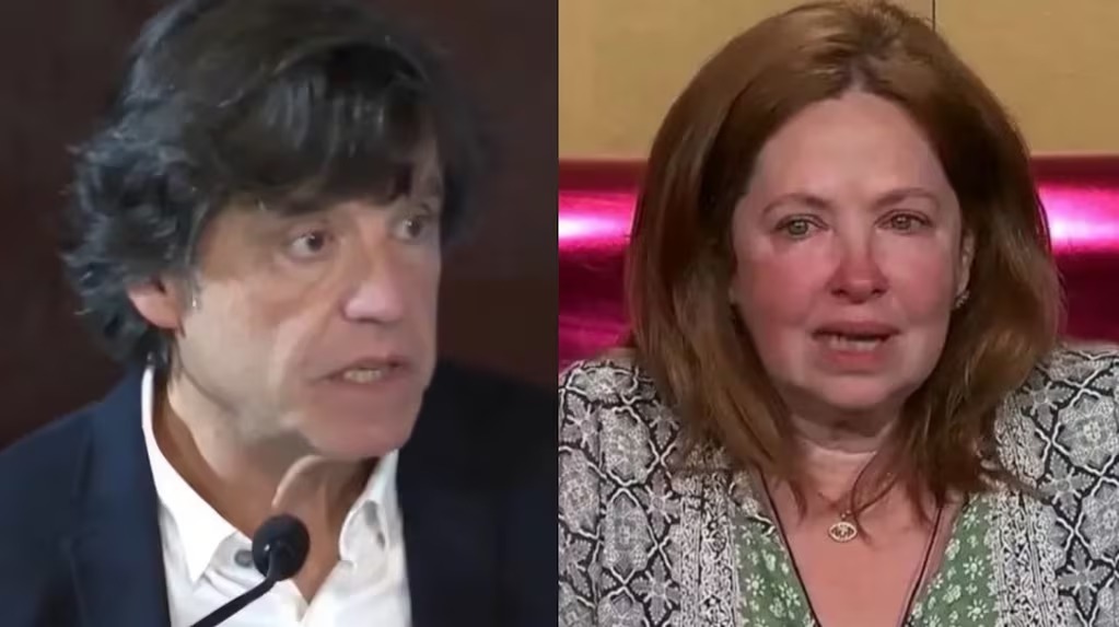 Andrea Del Boca se habría enterado que su ex iba a hablar en el Congreso y enloqueció