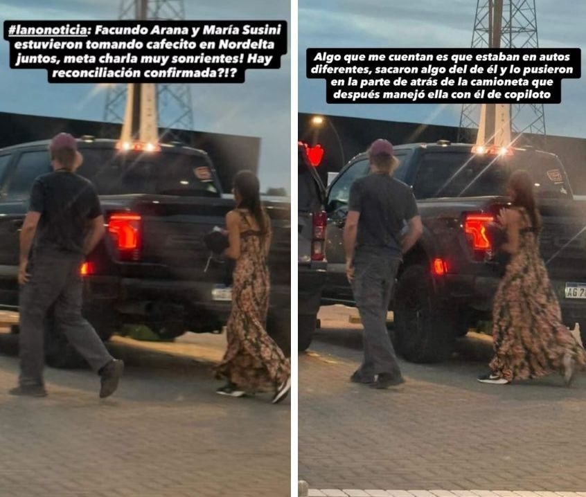 Marcia Frisciotti compartió la imagen que confirmaría la reconciliación entre Facundo Arana y María Susini