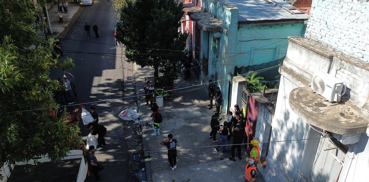 Fotos de la toma en La Paternal