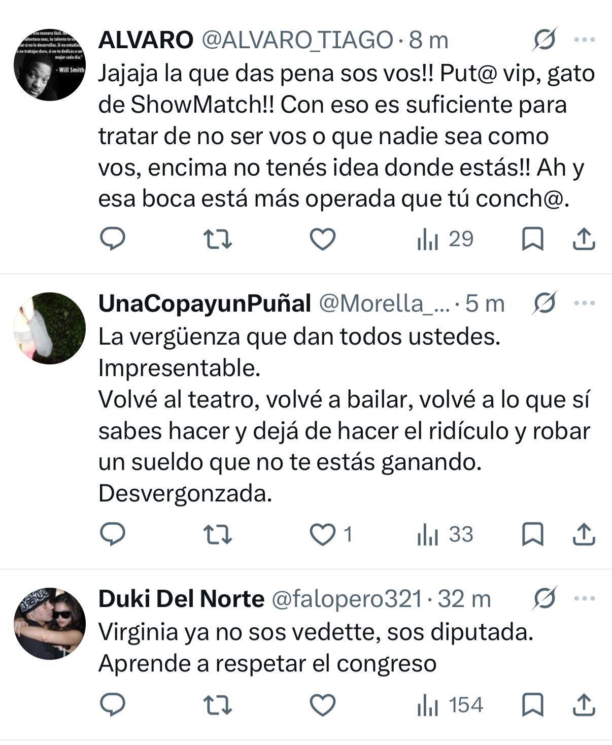 Los usuarios de X se indignaron al ver el comportamiento de Virginia Gallardo en el Congreso